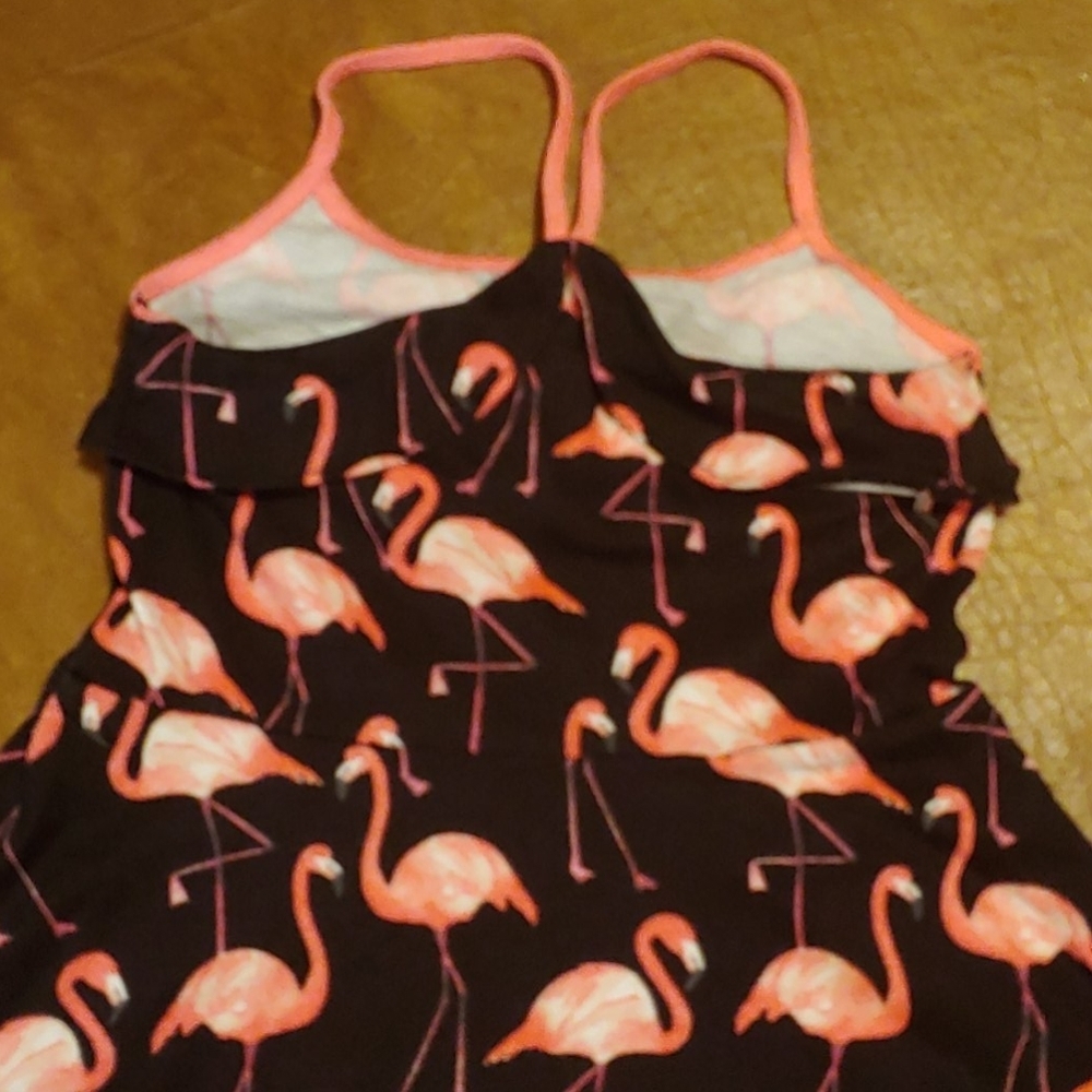 Children's Place Flamingo Dress Size XS - Picture 3 of 3